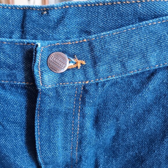 Vintage Mens Jeans 40x30 90s BRANDERS Bootcut RAW DENIM Mens Srtaight Jeans - Picture 4 of 8